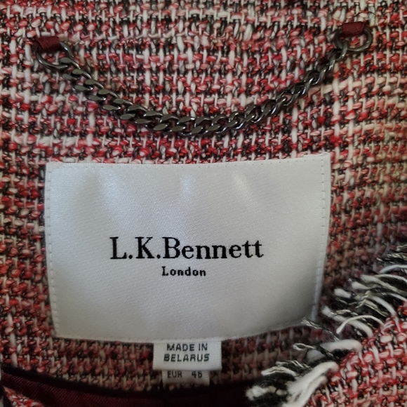 🌹NEW- Cesilia Tweed Pleated Peplum Jacket & Skirt - Picture 6 of 15